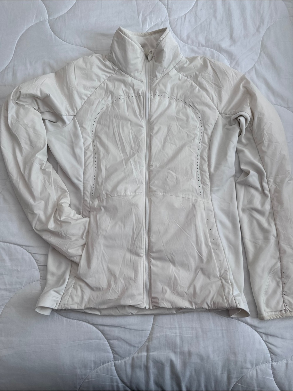 lululemon athletica White Full-Zip Performance Jacket